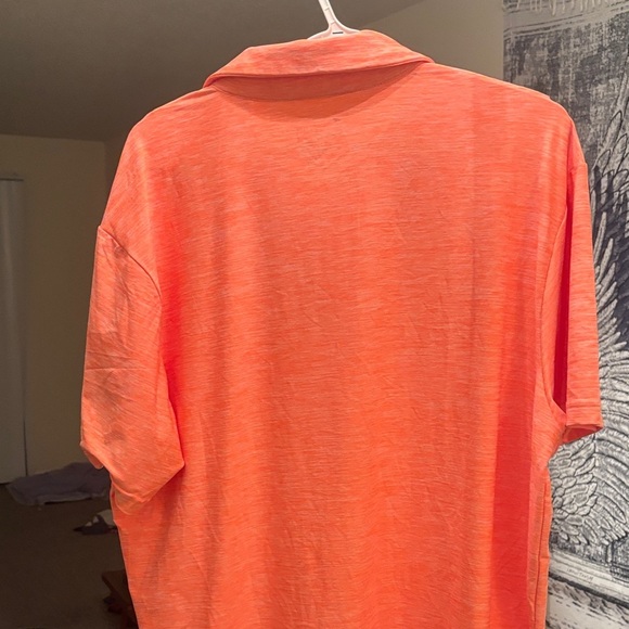 JG Men's Vibrant Orange Polo Shirt - Picture 4 of 6